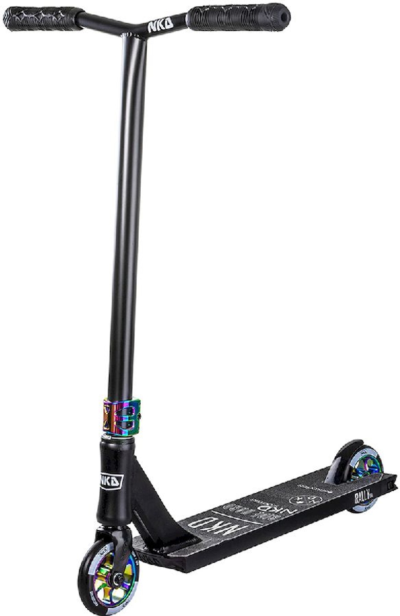 NKD Rally stuntstep - Zwart/Regenboog