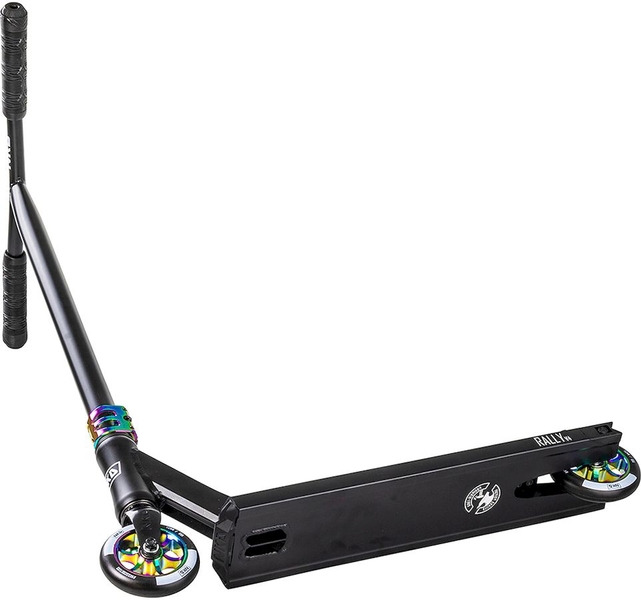 NKD Rally stuntstep - Zwart/Regenboog