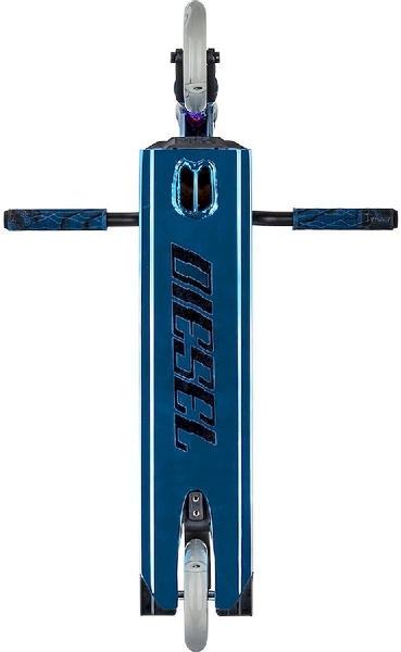 NKD Diesel stuntstep - Zwart/Blauw