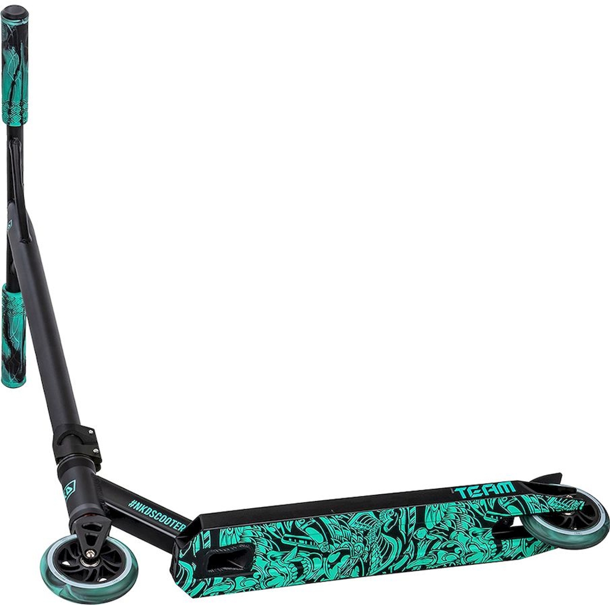 NKD Team stuntstep - Zwart/Groen