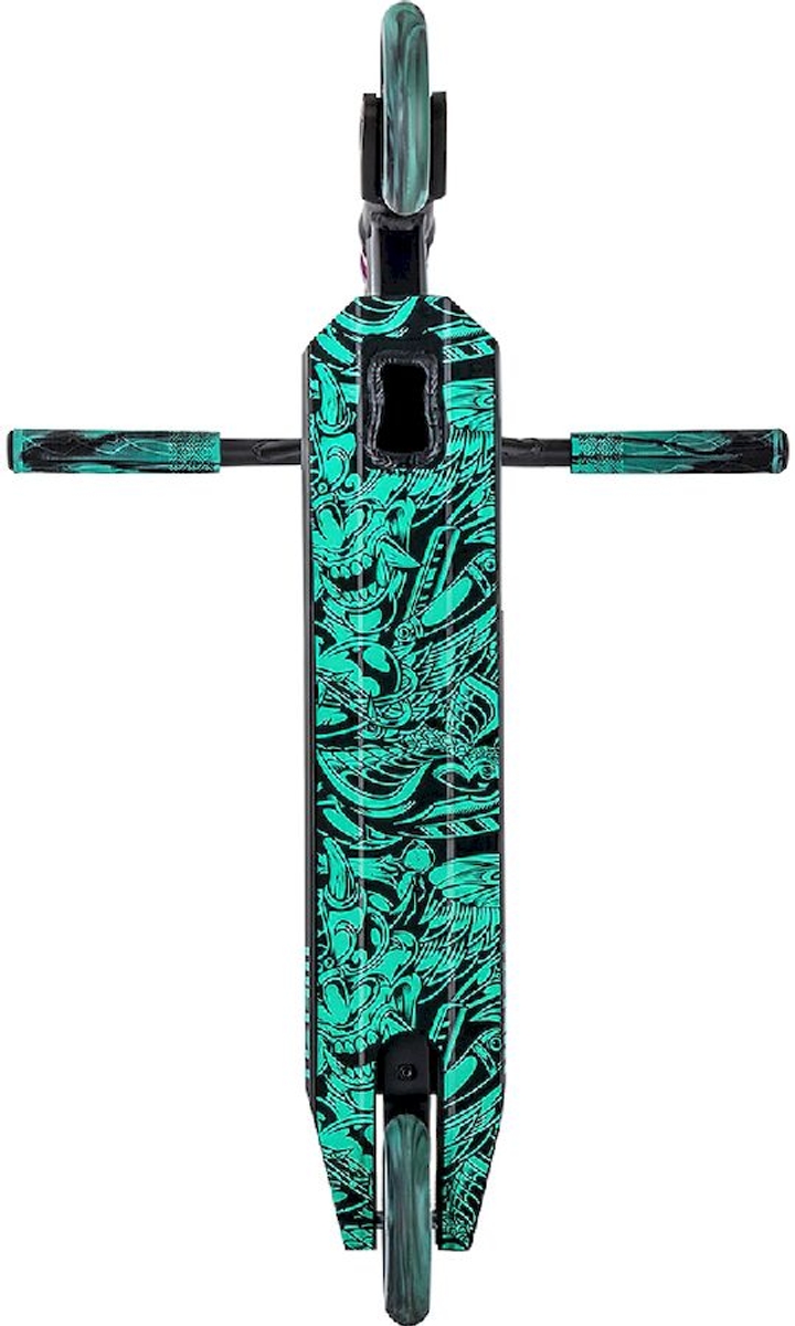 NKD Team stuntstep - Zwart/Groen