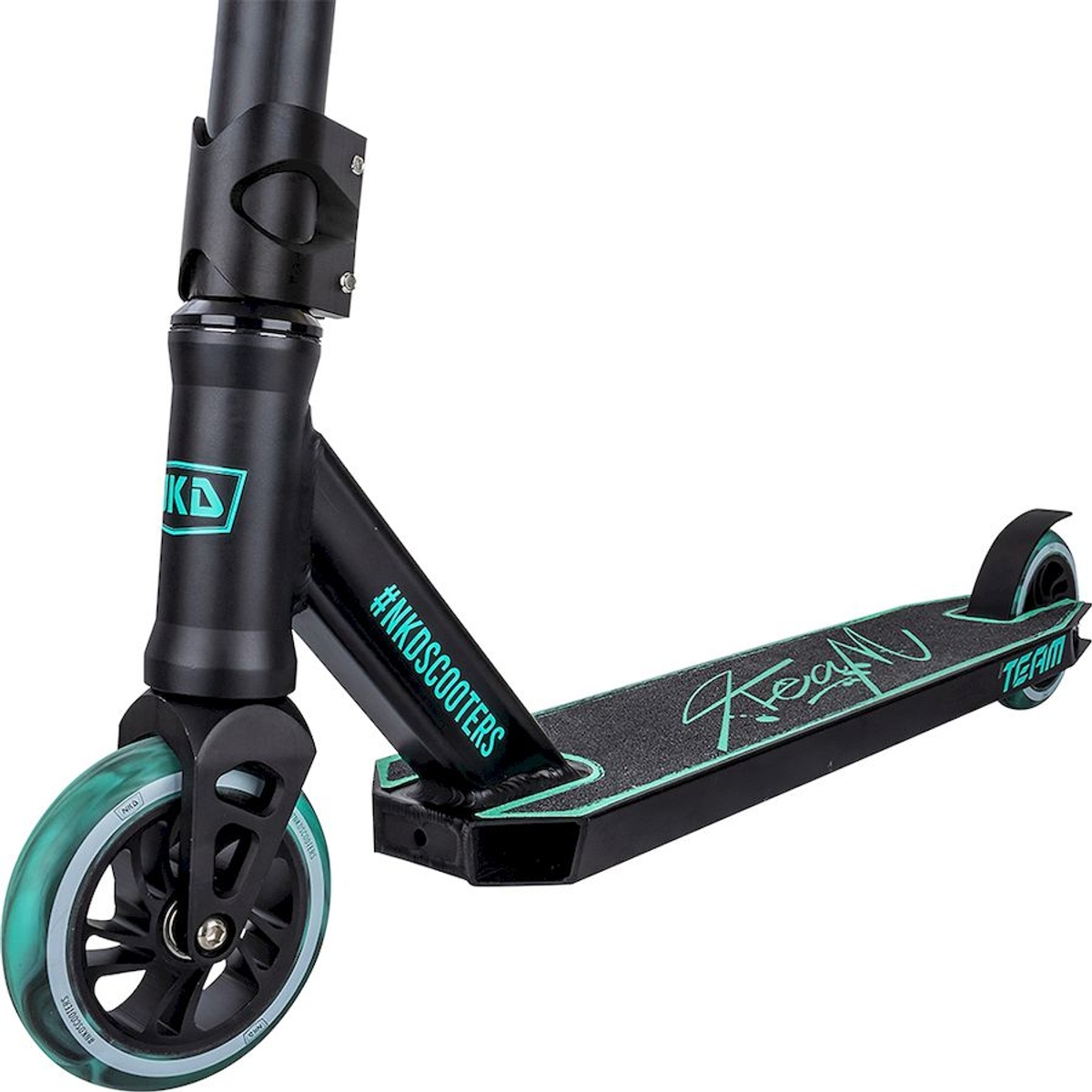 NKD Team stuntstep - Zwart/Groen