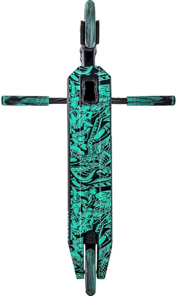 NKD Team stuntstep - Zwart/Groen