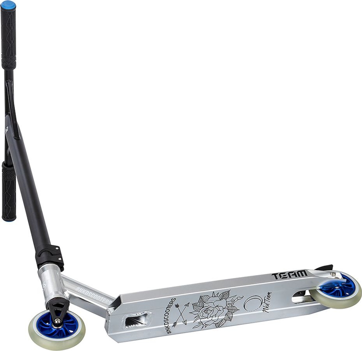 NKD Team stuntstep - Zwart/Blauw