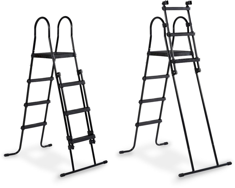 EXIT Wood zwembad - 540 x 250 x 122 cm - met zandfilterpomp, trap en overkapping