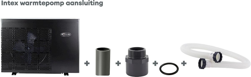 Intex warmtepomp aansluitset - 38/50 mm warmtepomp combinatie