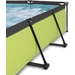 EXIT Lime zwembad - 220 x 150 x 65 cm - met filterpomp en overkapping 