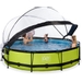 EXIT Lime zwembad - 360 x 76 cm - met filterpomp en overkapping sfeerbeeld