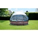 EXIT Wood zwembad - 360 x 76 cm - met filterpomp en overkapping sfeerbeeld tuin