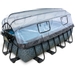 EXIT Stone zwembad - 400 x 200 x 100 cm - met zandfilterpomp, trap en overkapping