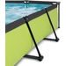 EXIT Lime zwembad - 300 x 200 x 65 cm - met filterpomp en overkapping rand