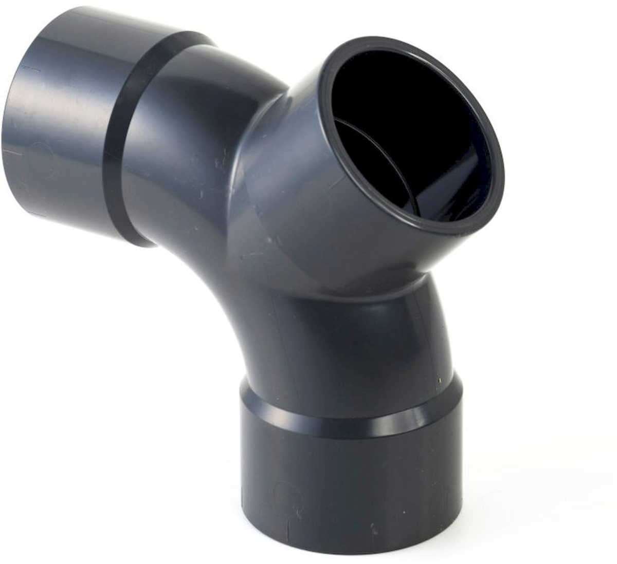 Brijvoer Y-stuk 63mm staand
