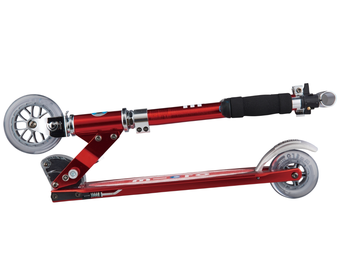 Micro Sprite retro strepen step - Rood