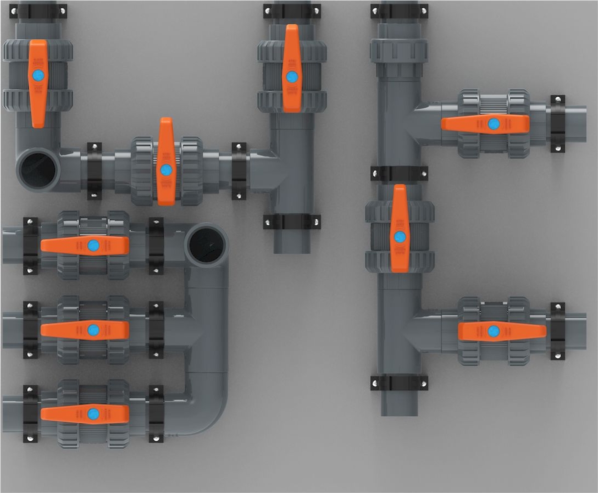 PVC installatiepaneel tbv desinfectiepanelen
