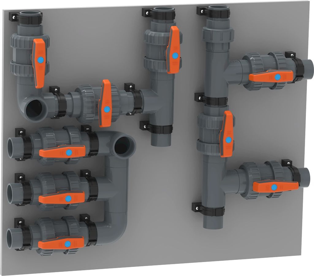PVC installatiepaneel tbv desinfectiepanelen
