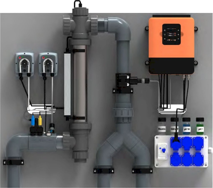 Sugar Valley Station desinfectiepaneel