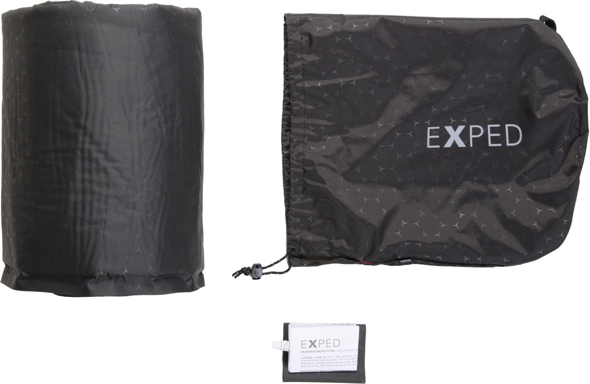 Exped SIM 3.8 M slaapmat - Zwart opbergtas