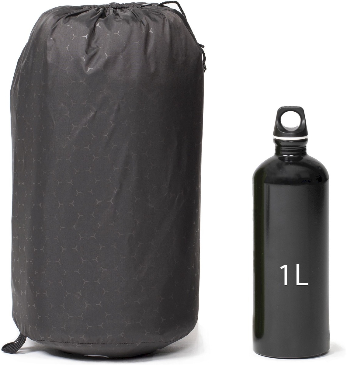 Exped SIM 3.8 LW slaapmat - Zwart opbergtas naast 1L