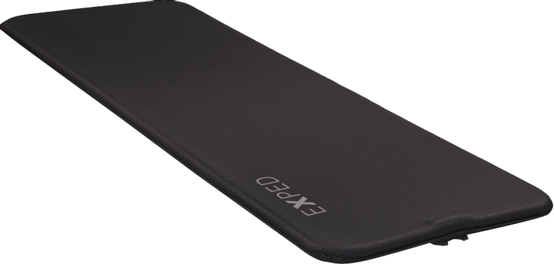 Exped SIM 3.8 LW slaapmat - Zwart liggend