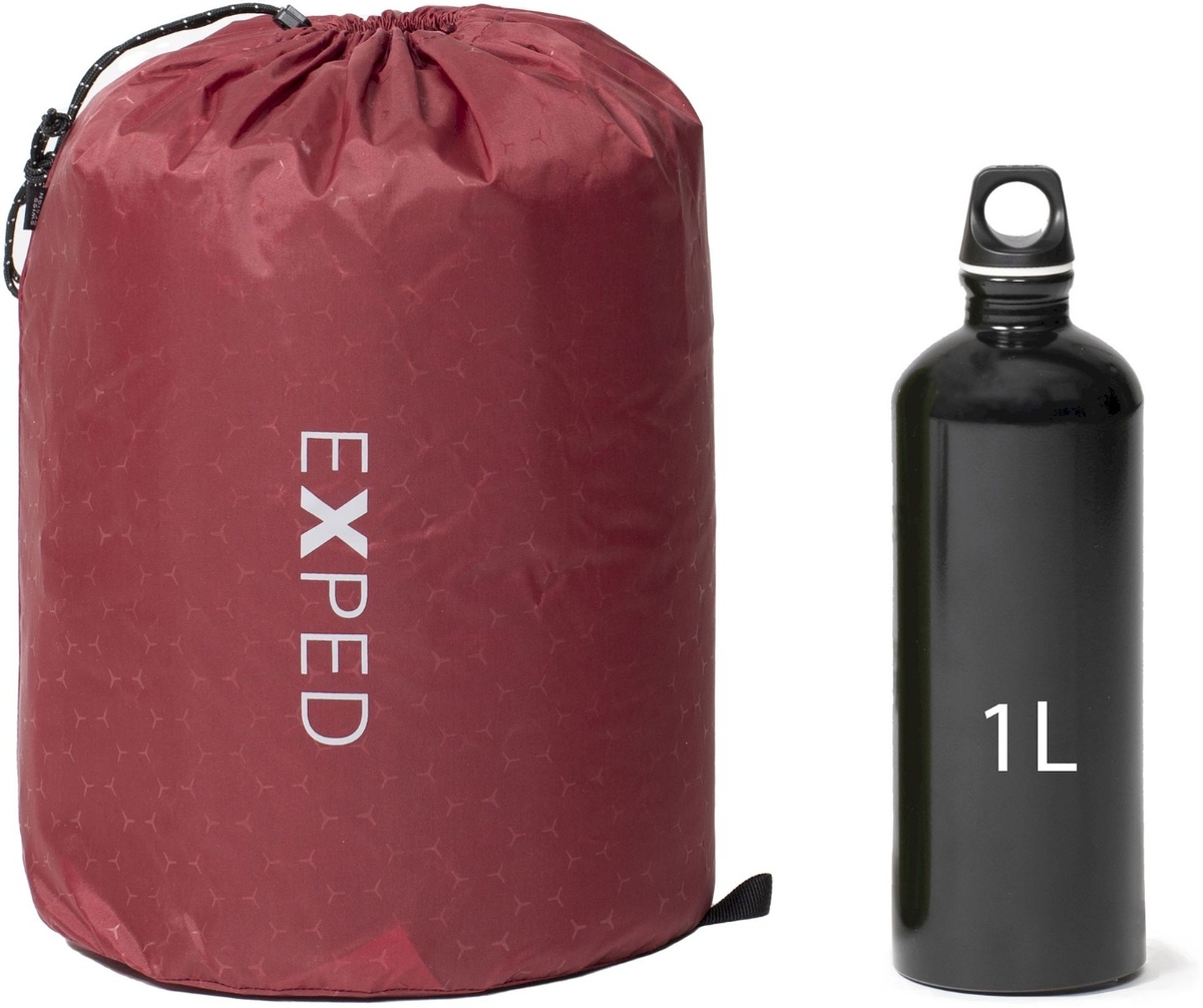 Exped SIM Comfort 5 M slaapmat - Robijnrood opbergtas 1L
