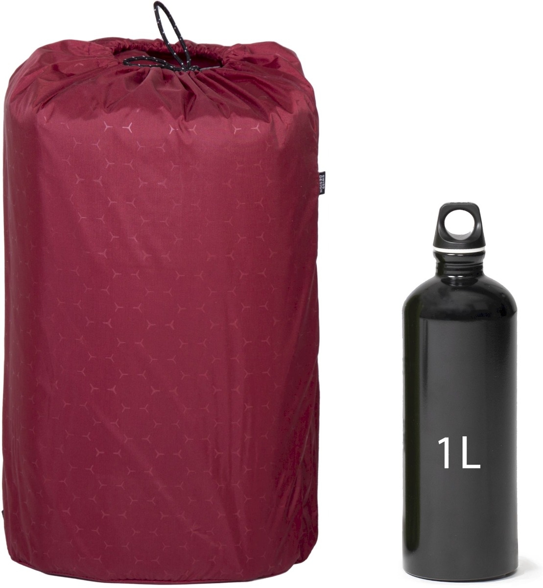 Exped SIM Comfort 5 LW slaapmat - Robijnrood opbergtas naast 1L