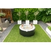 EXIT Silver Classic opblaasbare spa - 3 persoons in tuin van bovenaf