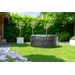 EXIT Silver Classic opblaasbare spa - 3 persoons in tuin gesloten