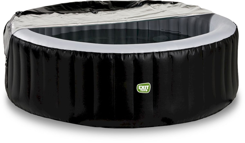 EXIT Silver Classic opblaasbare spa - 6 persoons cover half open