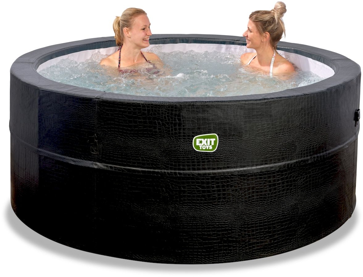 EXIT Leather Premium opbouw spa - 6 persoons sfeer bubbelen