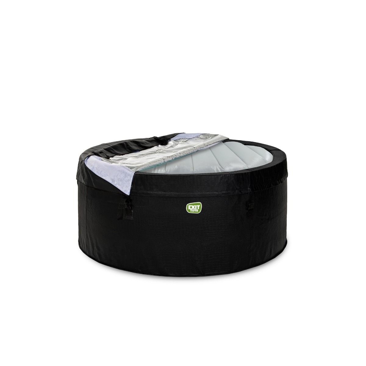 EXIT Opblaasbare spa coverdeksel rond - Ø 135 cm half open