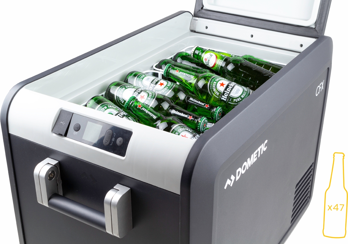 Dometic CFX3 45 compressor koelbox - 40 liter + Dometic PLB40 draagbare Lithiumaccu - 40Ah