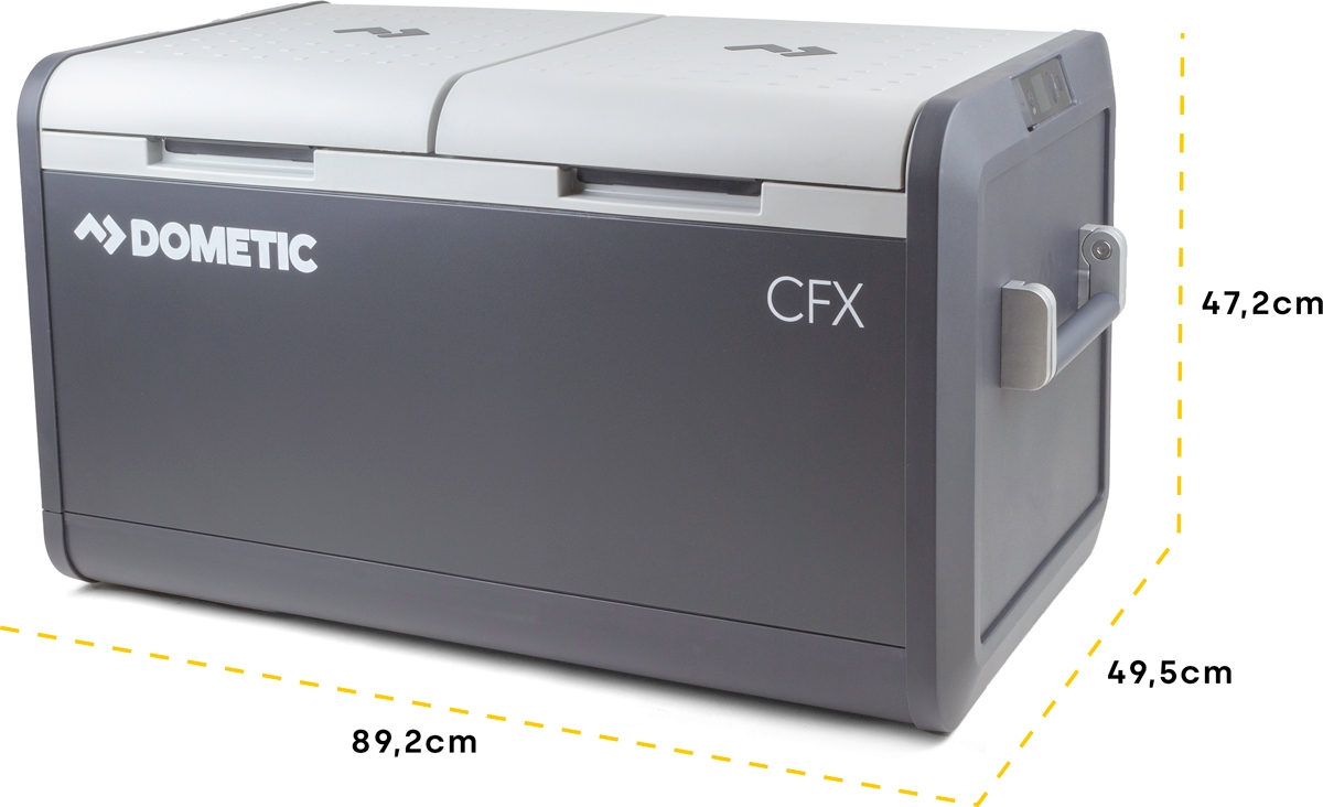 Dometic CFX3 75DZ compressor koelbox - 74 liter + Dometic PLB40 draagbare Lithiumaccu - 40Ah