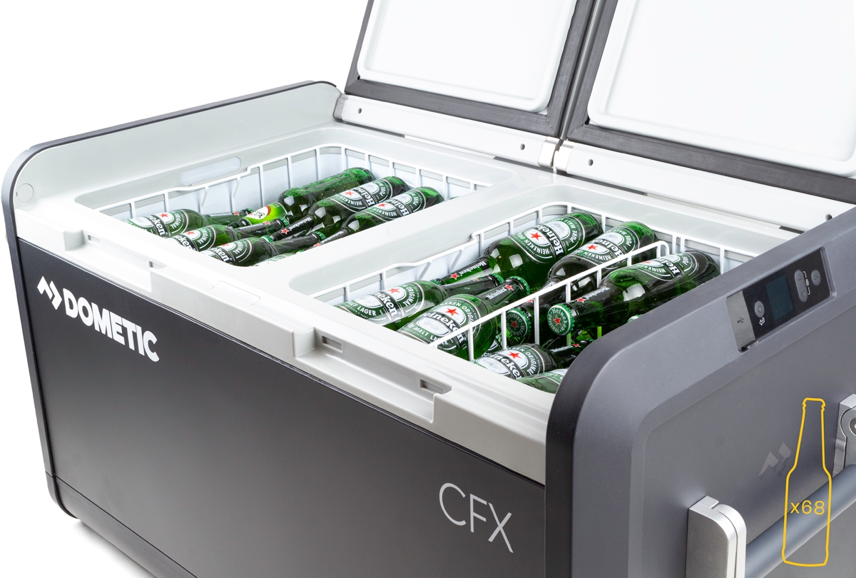 Dometic CFX3 75DZ compressor koelbox - 74 liter + Dometic PLB40 draagbare Lithiumaccu - 40Ah