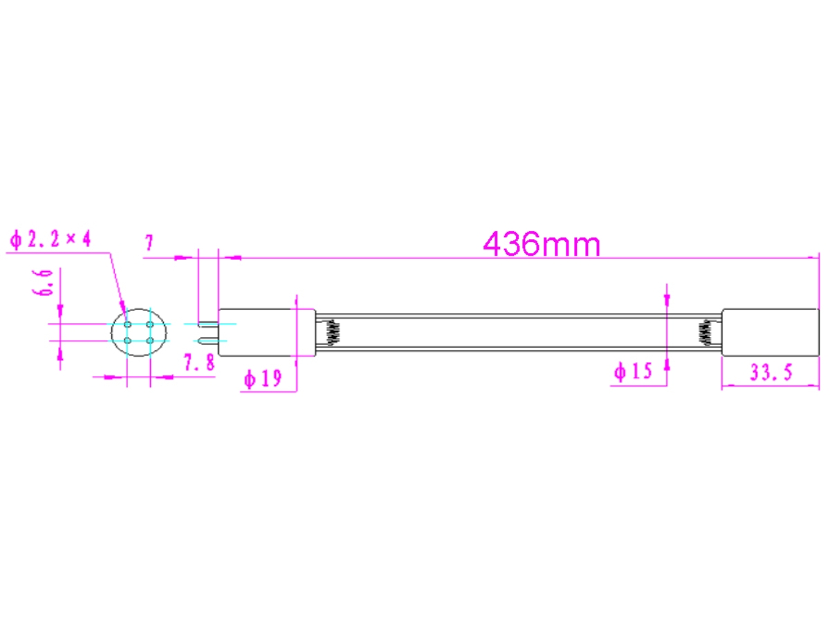 Blue Lagoon UV-C lamp 42 watt