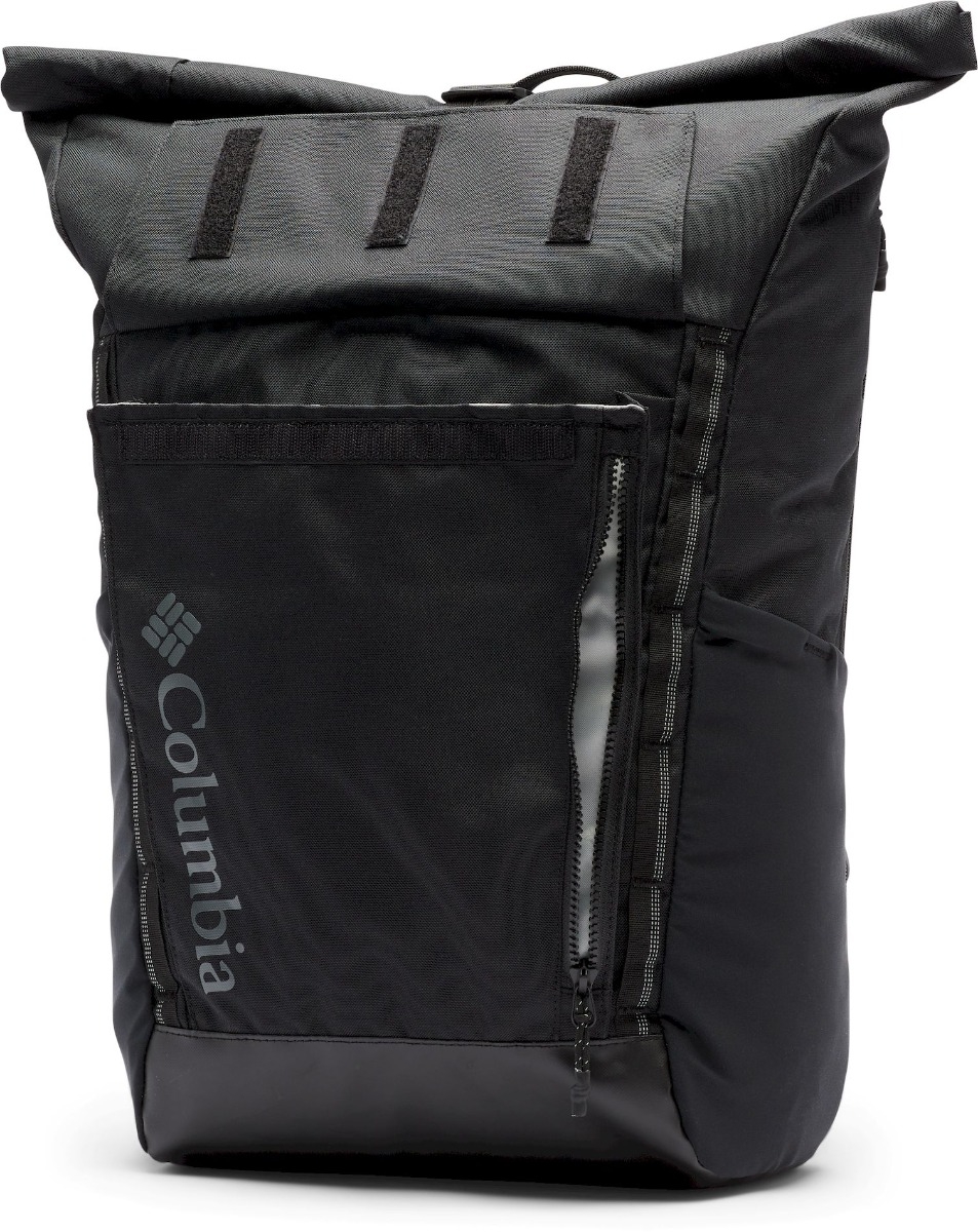 Convey™ II 27L Rolltop Rugzak Zwart voorvakje