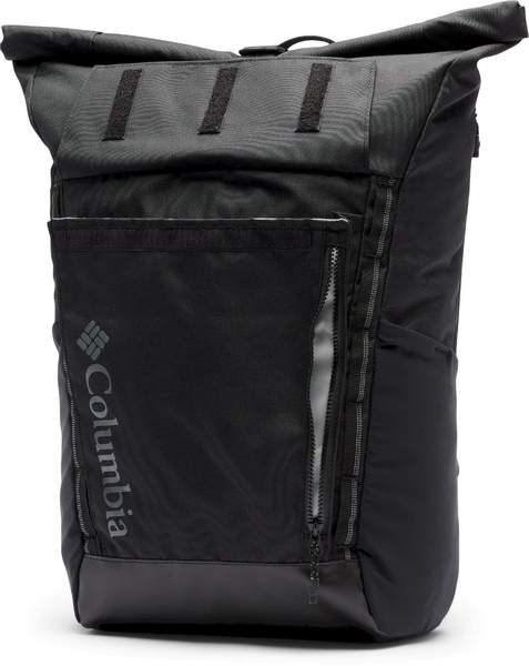 Convey™ II 27L Rolltop Rugzak Zwart voorvakje