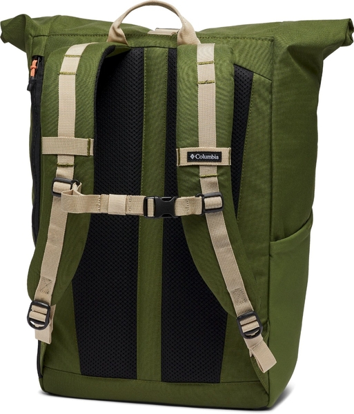 Columbia Convey II 27L Rolltop dagrugzak Groen achterkant