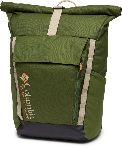 Columbia Convey II 27L Rolltop dagrugzak Groen voorkant