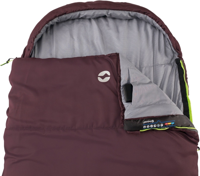 Outwell Campion Lux slaapzak - Aubergine Rood