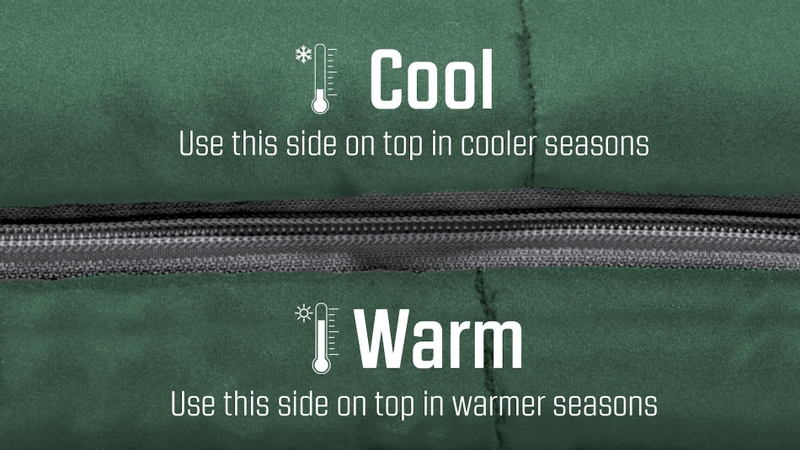 Outwell Contour Lux XL slaapzak - Groen