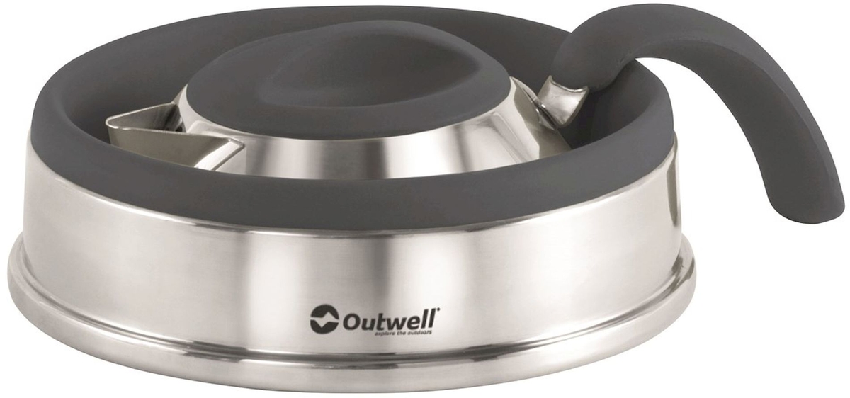Outwell Collaps waterketel inklapbaar - 1,5L - Grijs