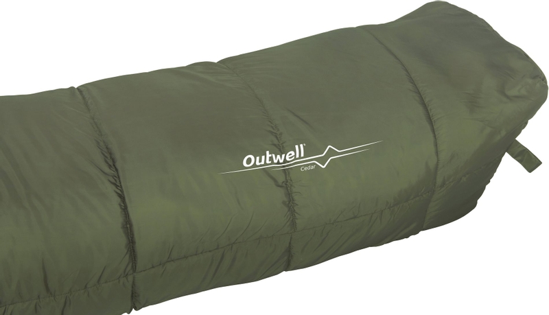 Outwell Cedar mummy slaapzak - Groen