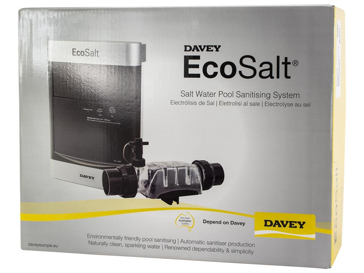Davey EcoSalt 13 zoutelectrolyse (tot 60 m3) verpakking.