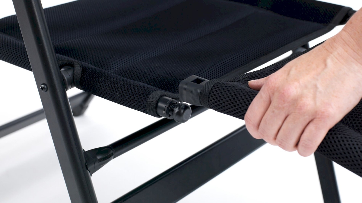 Outwell Ergo Flexi Zion voetenbank- Zwart