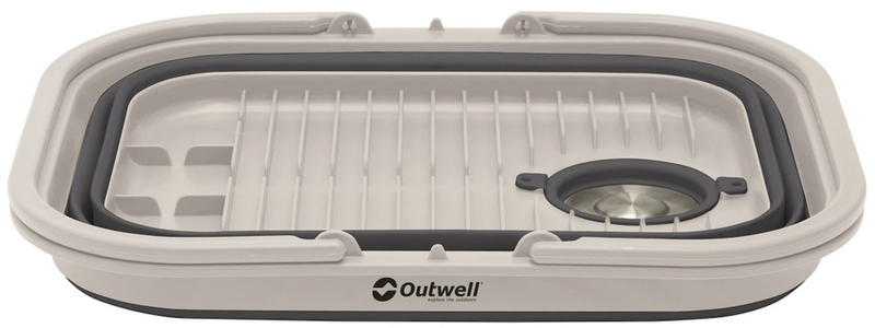 Outwell Collaps afwasbak inklapbaar met deksel - 20L - Grijs