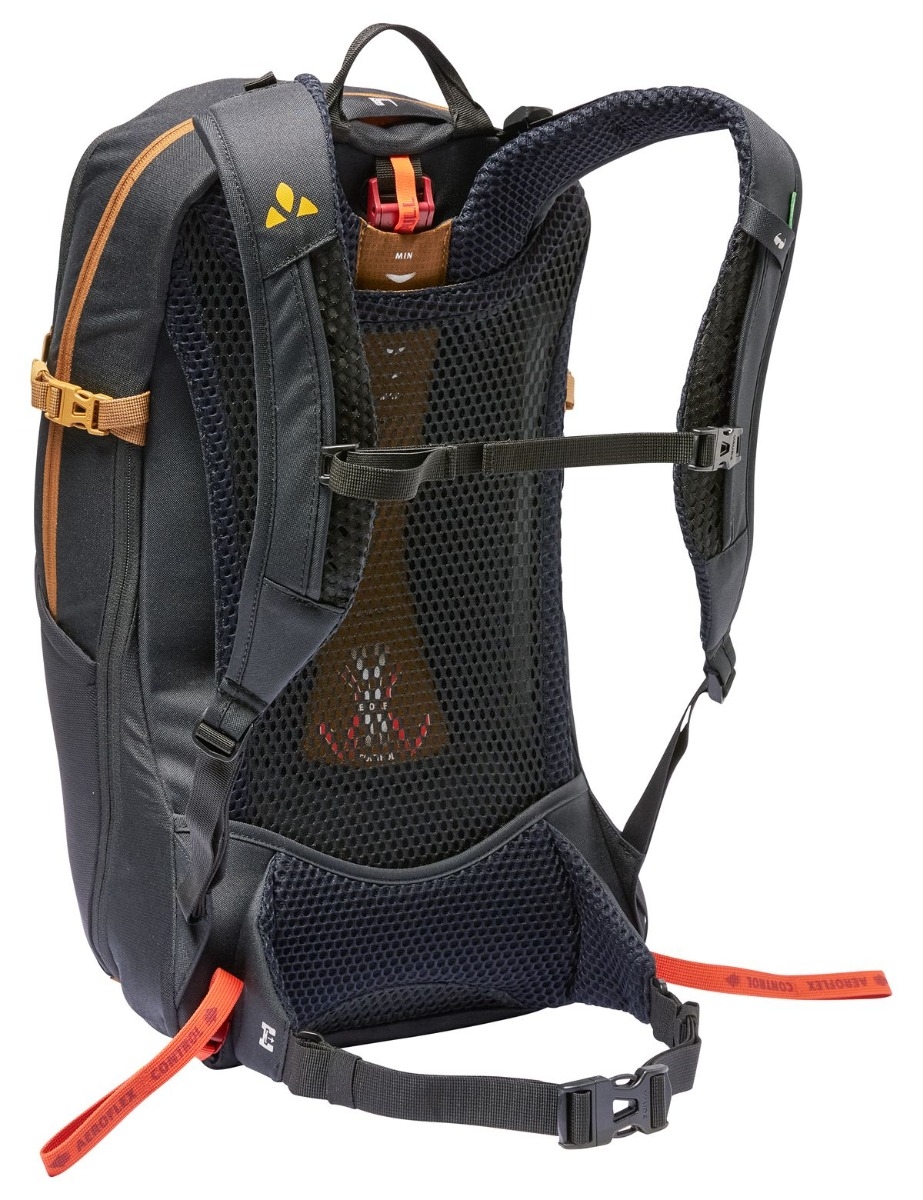 Vaude Wizard rugzak 18 + 4 liter - Zwart/bruin