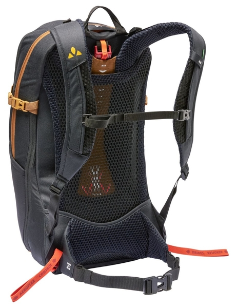 Vaude Wizard rugzak 18 + 4 liter - Zwart/bruin
