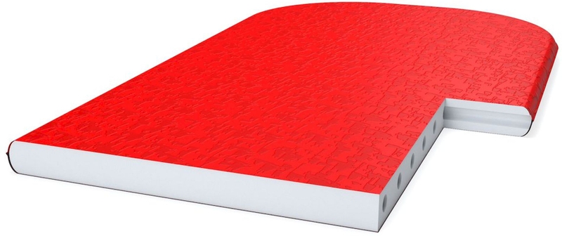 Vaude Tour 3.8 L slaapmat - Rood