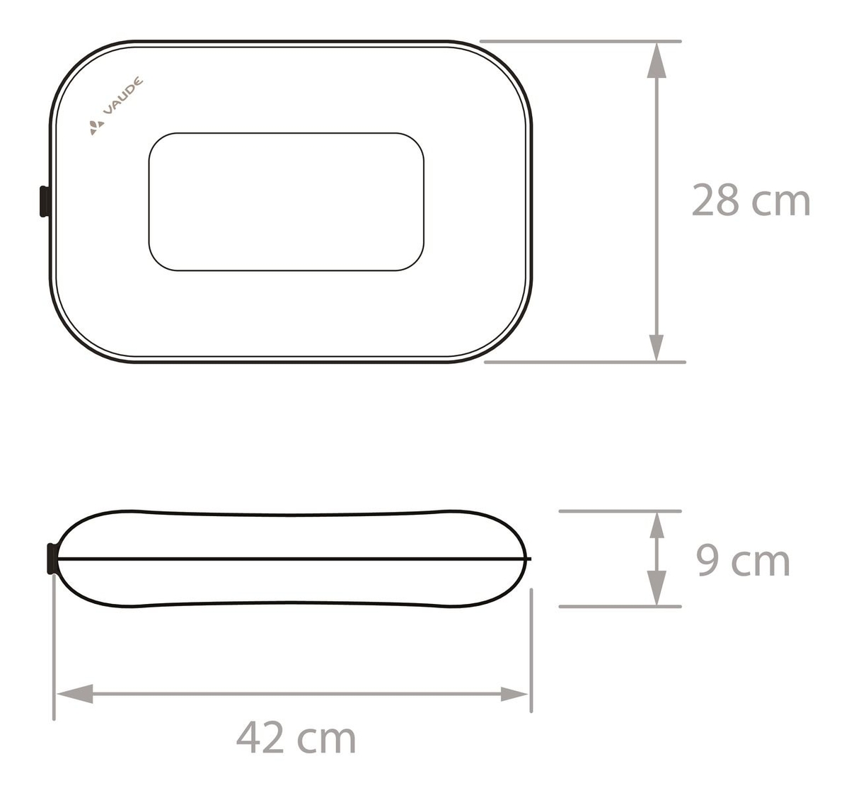 Vaude Pump Pillow afmetingen