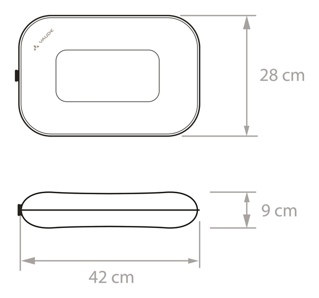 Vaude Pump Pillow afmetingen